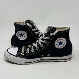Converse All Star Chuck Taylor Shoes Womens 8.5 Black Canvas High Top Sneakers